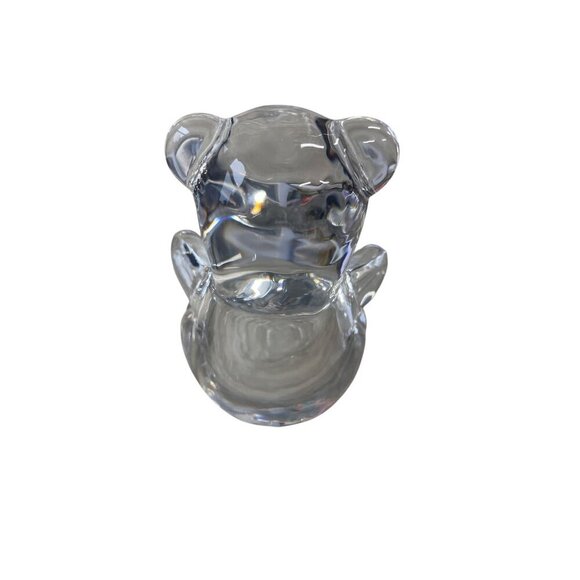 Oneida Crystal Teddy Bear Figurine Made in Korea - Picture 3 of 5